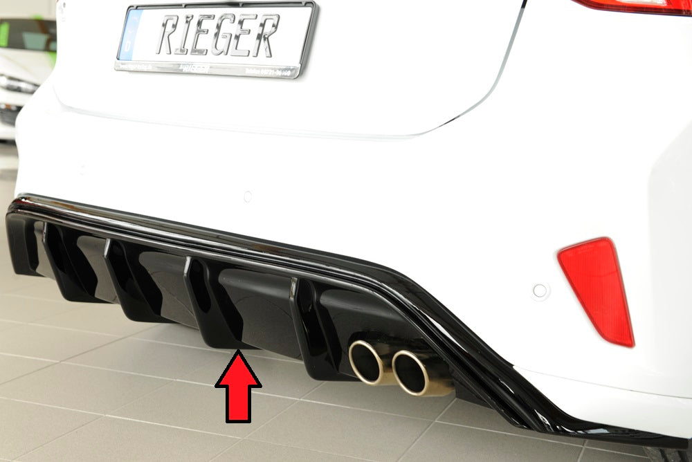 Rieger Heckeinsatz für Ford Focus 4 (DEH) 5-tür. (Schrägheck)