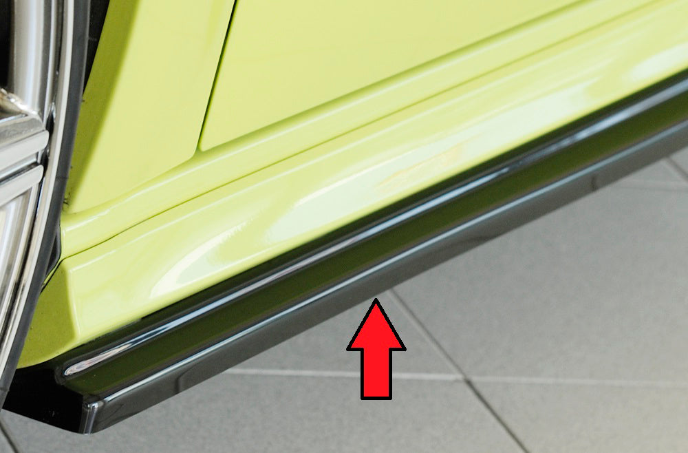 Rieger Seitenschwelleransatz für Audi A3 (8V) 5-tür. (Sportback 8VA)