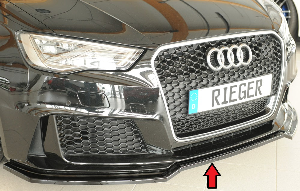 Rieger Spoilerschwert für Audi RS3 (8V) 5-tür. (Sportback 8VA / 8VF)