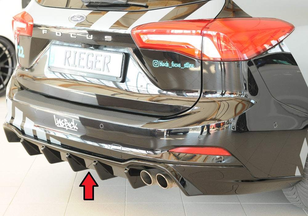 Rieger Heckeinsatz für Ford Focus 4 (DEH) 5-tür. (Turnier)