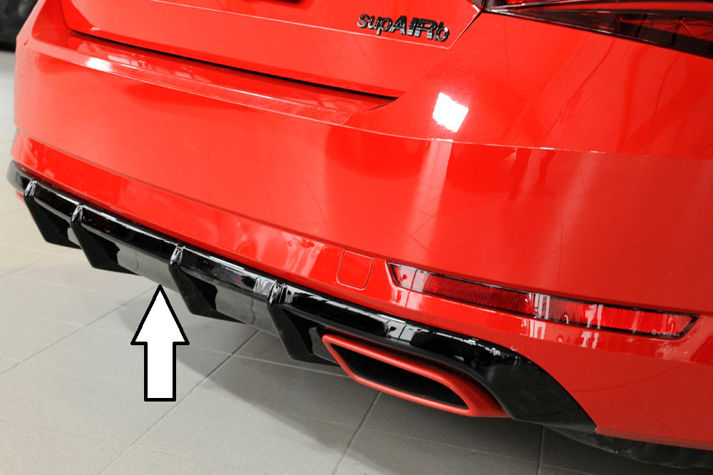 Rieger Heckeinsatz (für gesteckte AHK) für Skoda Superb III (3T/3V) Combi