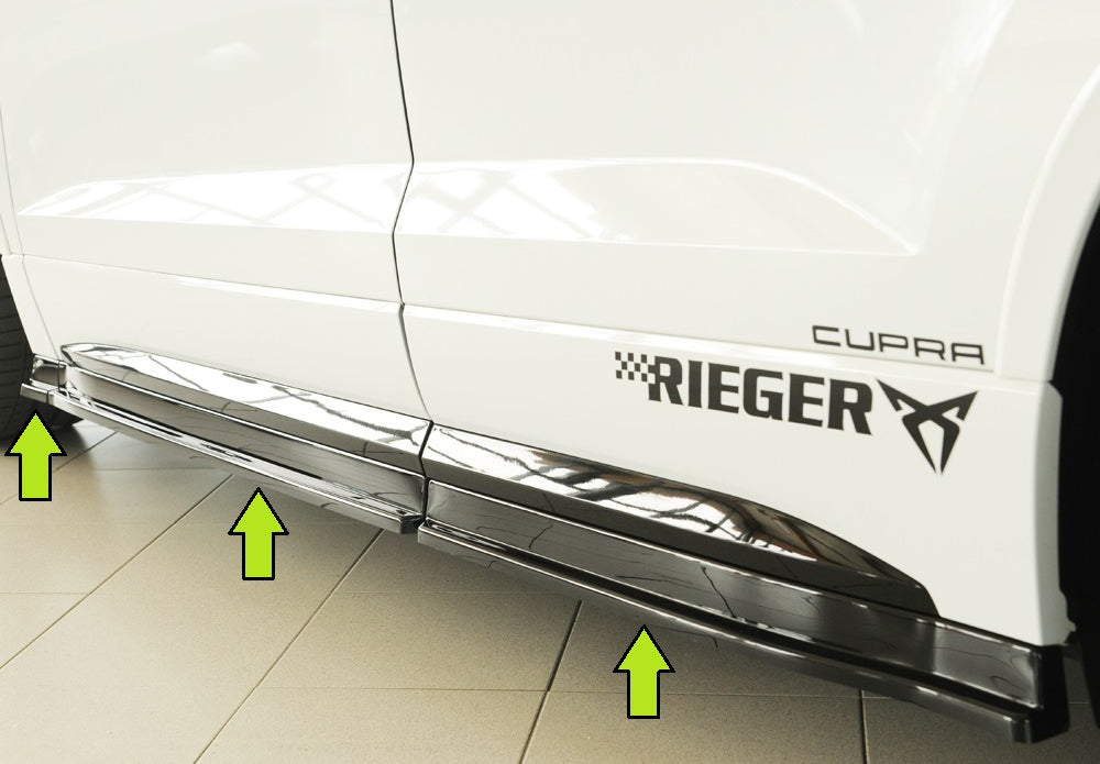 Rieger Seitenschwelleransatz (3-tlg.) für Seat Ateca Cupra (5FP)