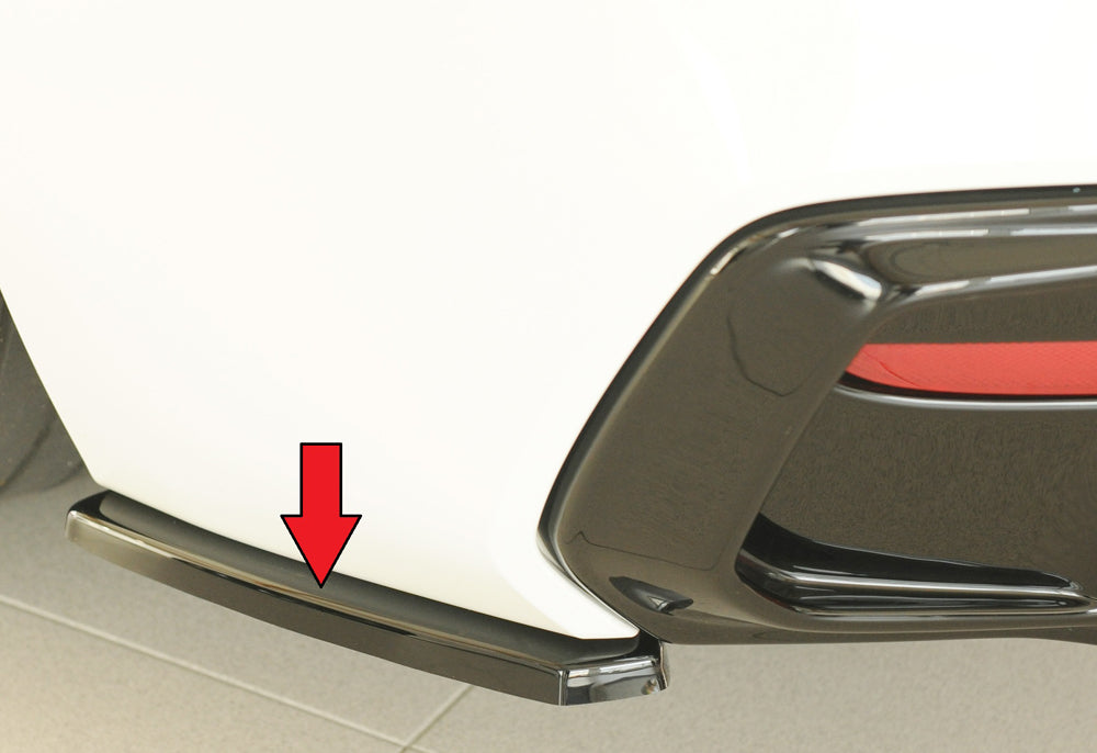 Rieger Heckschürzenansatz seitlich links für BMW 1er F20  (1K4) Lim. / 4-tür.
