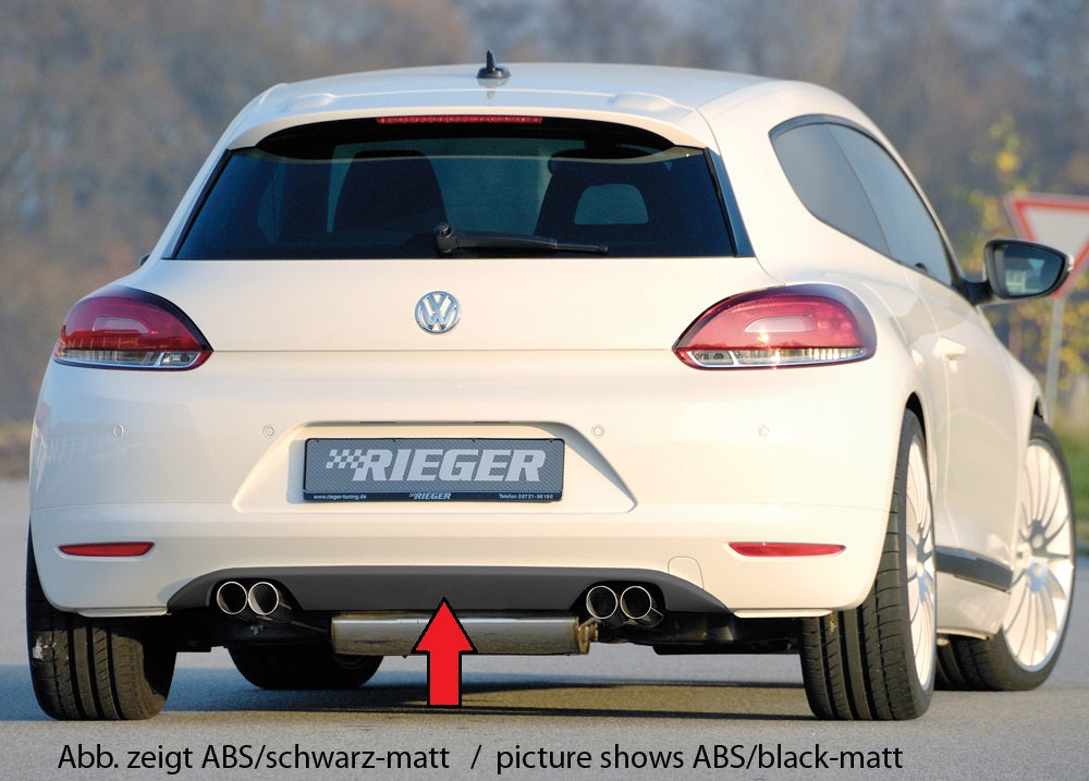 Rieger Heckschürzenaufsatz (GBL-14107) für VW Scirocco 3 (13) 2-tür.
