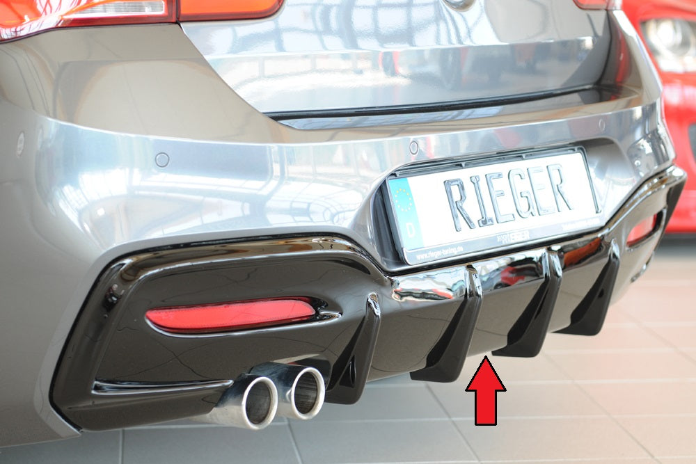 Rieger Heckeinsatz (Typ: 88171) für BMW 1er F20  (1K4) Lim. / 4-tür.