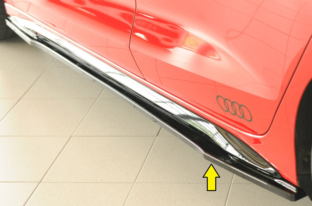 Rieger Seitenschwelleransatz für Audi A3 (GY) 5-tür. (Limousine)