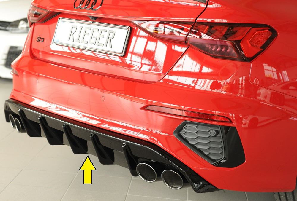 Rieger Heckeinsatz für Audi A3 (GY) 5-tür. (Sportback)