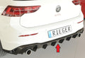 Rieger Heckeinsatz für VW Golf 8 GTI 5-tür.