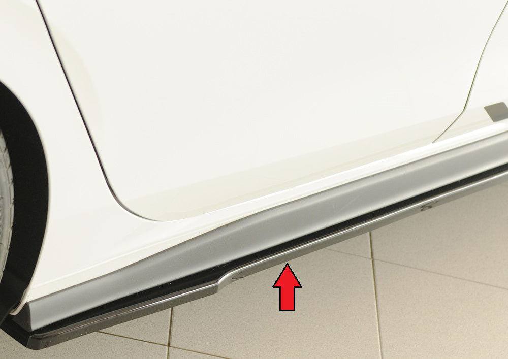 Rieger Seitenschwelleransatz für VW Golf 8 GTD 5-tür.