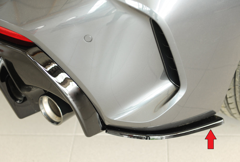 Rieger Heckschürzenansatz seitlich rechts für BMW 1er F40  (F1H) Schrägheck / 4-tür.