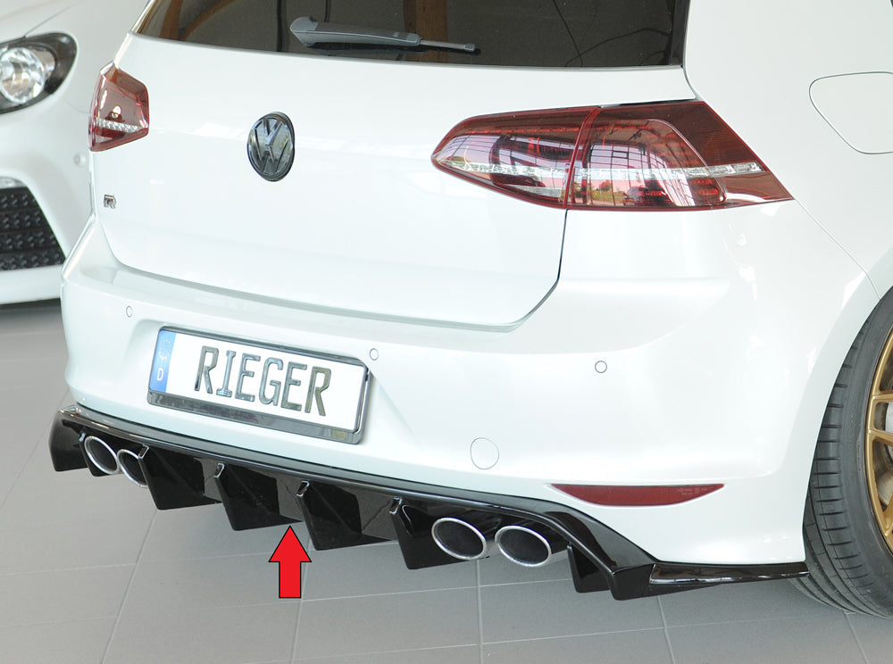Rieger Heckeinsatz für VW Golf 7 R 3-tür.
