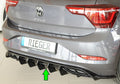 Rieger Heckeinsatz für VW Polo (AW) R-Line 5-tür.