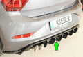 Rieger Heckeinsatz für VW Polo (AW) GTI 5-tür.