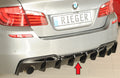 Rieger Heckeinsatz für BMW 5er F10  (5L) Lim.