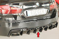 Rieger Heckeinsatz für BMW 5er F10  (5L) Lim.