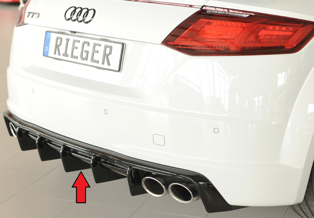Rieger Heckeinsatz für Audi TT (8J-FV/8S) Coupé