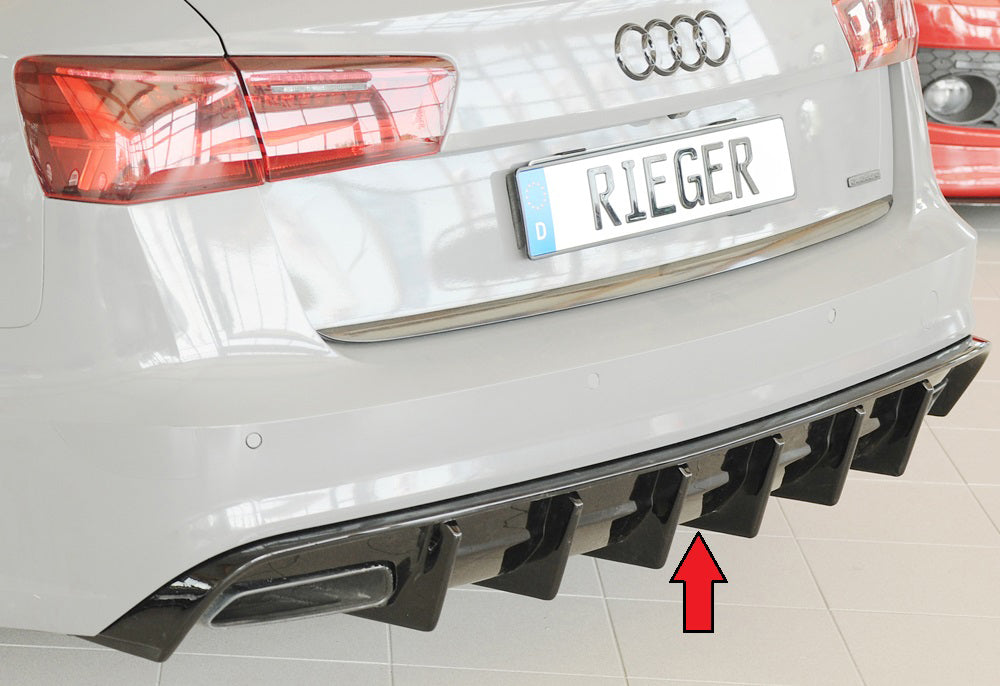 Rieger Heckeinsatz (für Fzg. mit AHK) für Audi A6 (4G/C7) Avant