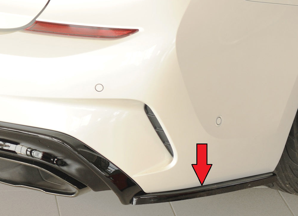 Rieger Heckschürzenansatz seitlich rechts für BMW 3er G20  (G3L) Lim.