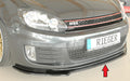 Rieger Spoilerschwert nur für GTI / GTD für VW Golf 6 GTD 3-tür.