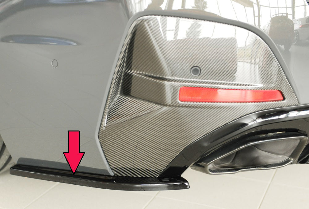 Rieger Heckschürzenansatz seitlich links für BMW 4er G26  (G4C) Gran Coupé (5-tür.)