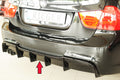 Rieger Heckeinsatz für BMW 3er E90 Lim.