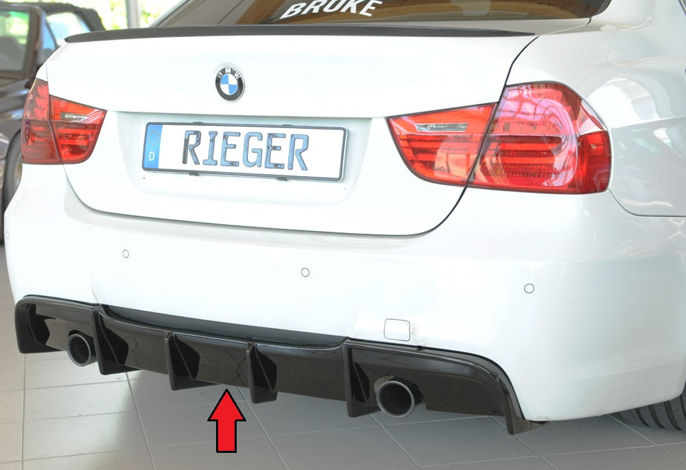 Rieger Heckeinsatz für BMW 3er E90 Lim.