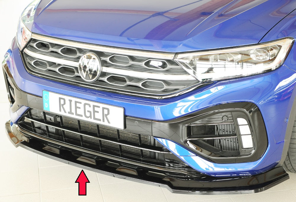 Rieger Spoilerschwert nur für R / R-Line für VW T-Roc (A1) R-Line 3-tür. (Cabrio)