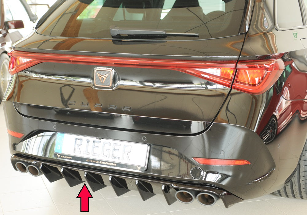 Rieger Heckeinsatz (für Fzg. ohne AHK) für Cupra Leon (KL) 5-tür. (ST/Sportstourer)