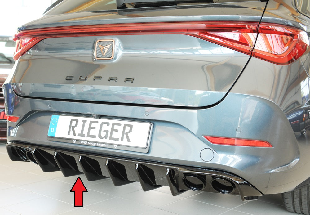 Rieger Heckeinsatz (für Fzg. ohne AHK) für Cupra Leon (KL) 5-tür. (ST/Sportstourer)