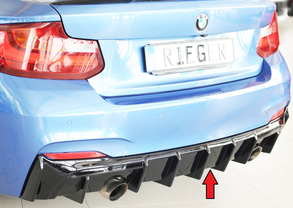 Rieger Heckeinsatz für BMW 2er F22  (1C) Coupé