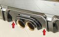 Rieger MLTK Heckschürzenaufsatz MLTKM001 (Mittelteil) für Mini Cooper C (FM6) 3-tür. Lim. (F66)