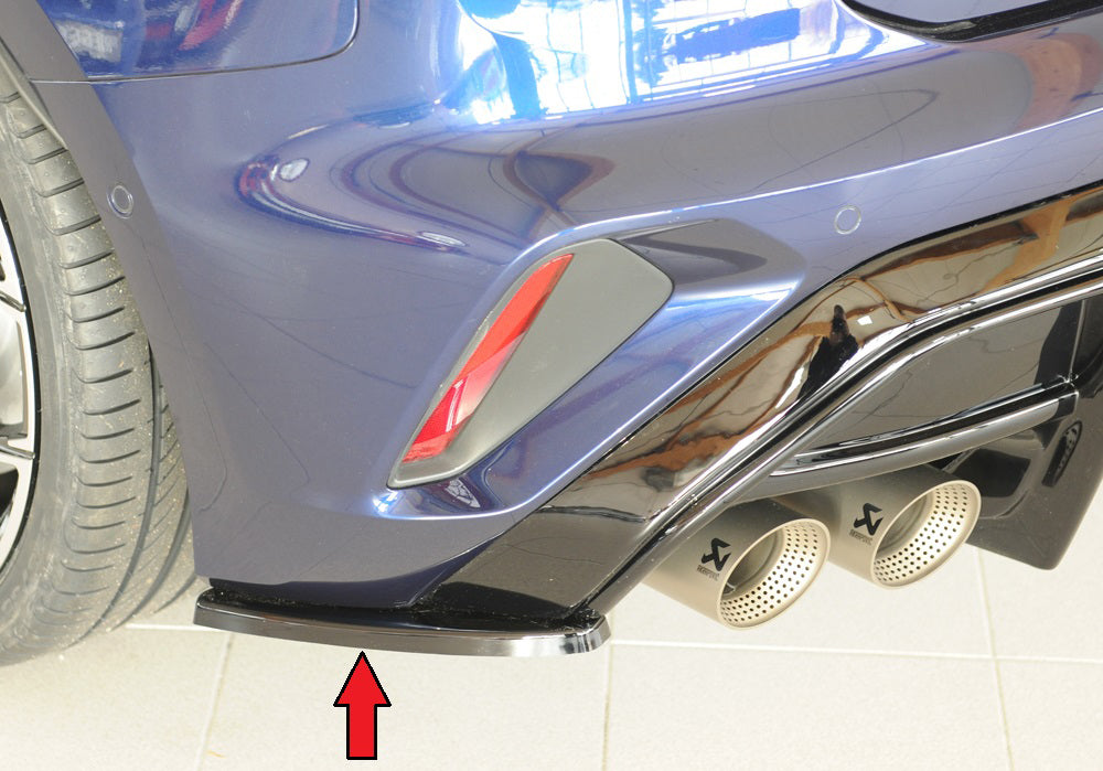Rieger Heckschürzenansatz seitlich links für Audi A3 (GY) 5-tür. (Sportback)