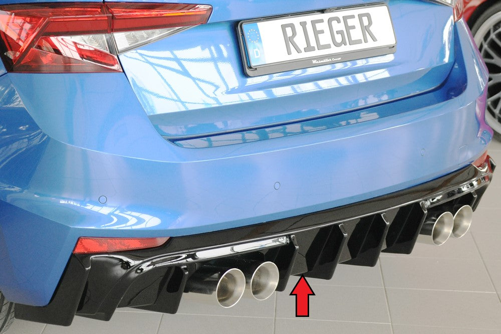 Rieger Heckeinsatz für Skoda Fabia (PJ) Schrägheck