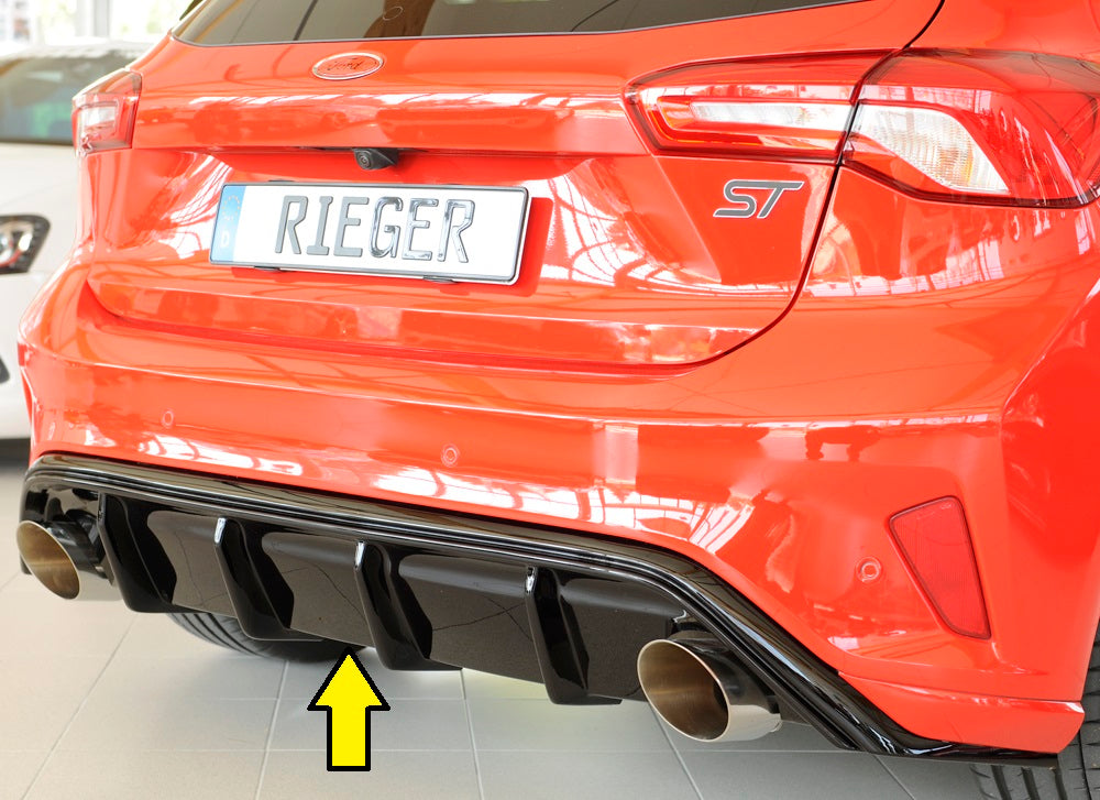 Rieger Heckeinsatz(Typ 88194) wie88216+AHK für Ford Focus 4 (DEH) 5-tür. (Schrägheck)