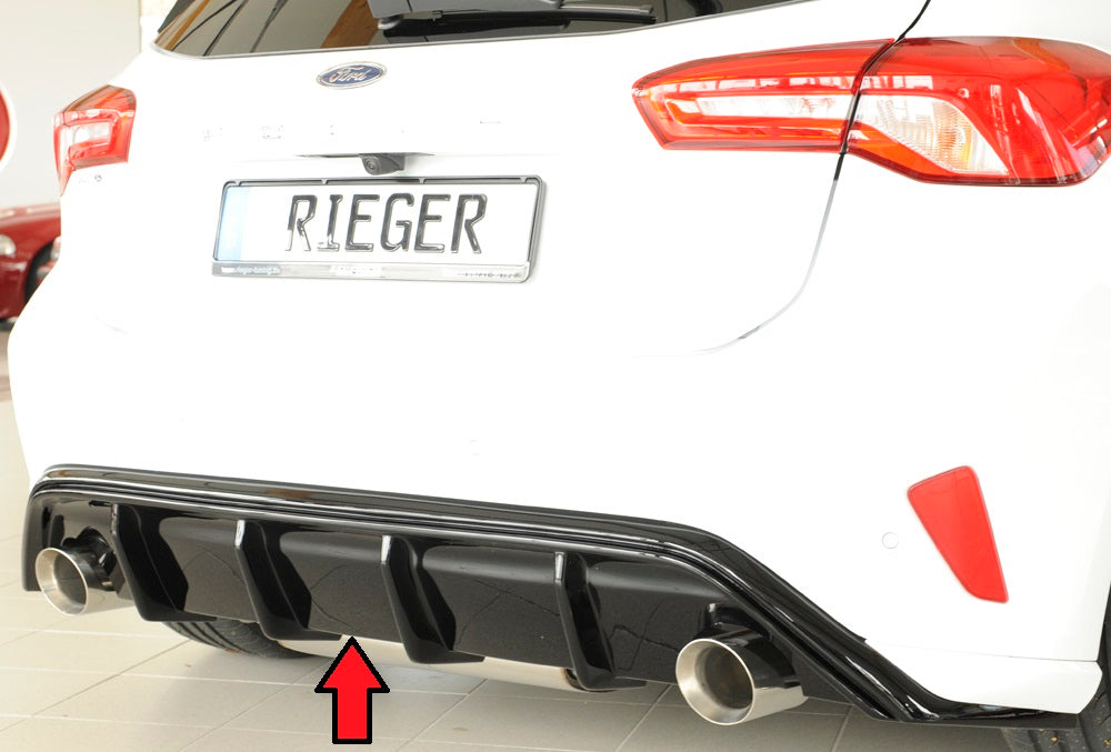 Rieger Heckeinsatz (wie 88194+AHK) für Ford Focus 4 (DEH) 5-tür. (Schrägheck)