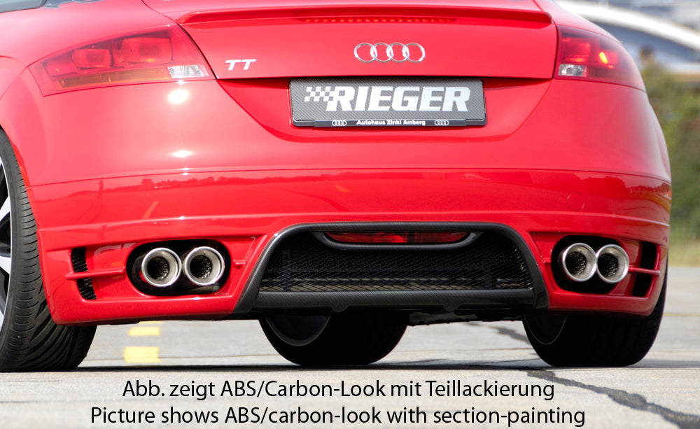 Rieger Heckansatz für Audi TT (8J) Coupé