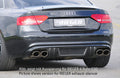 Rieger Heckeinsatz für Audi A5 (B8/B81) Cabrio