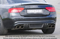 Rieger Heckeinsatz für Audi A5 (B8/B81) Cabrio