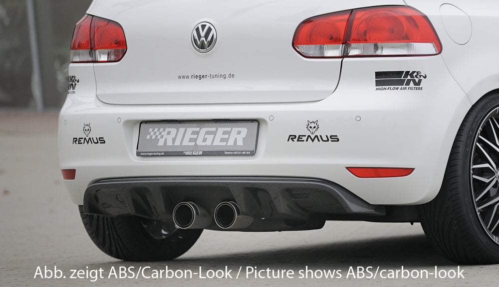 Rieger Heckeinsatz für VW Golf 6 3-tür.