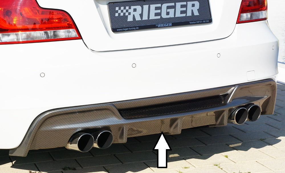 Rieger Heckeinsatz für BMW 1er E82, E88  (182 / 1C) Cabrio