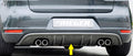 Rieger Heckeinsatz mit 2 Doppelfinnen für VW Golf 6