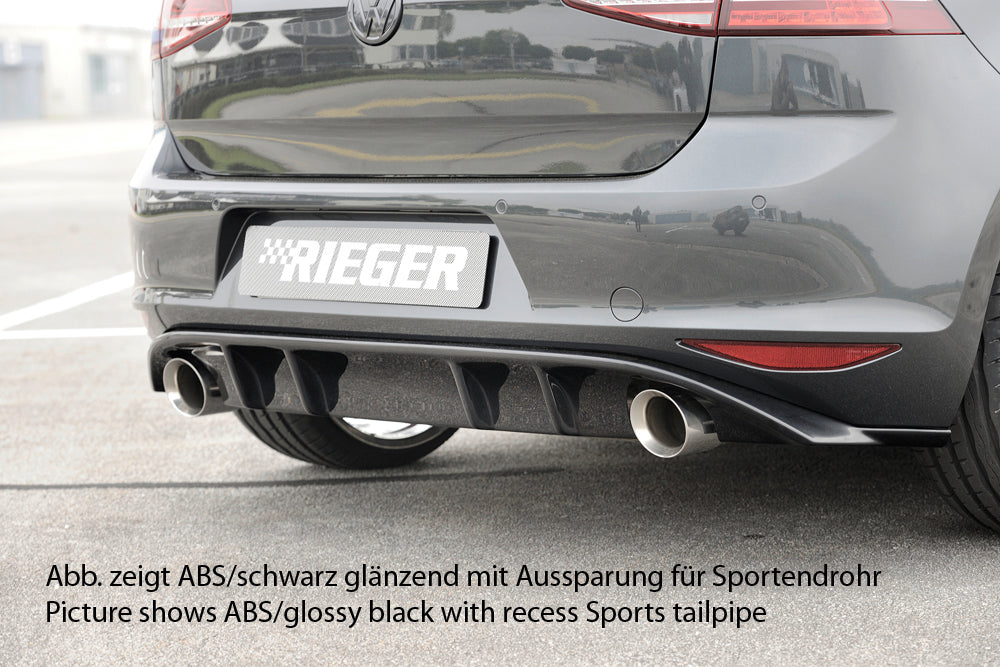 Rieger Heckeinsatz für VW Golf 7 GTI 3-tür.