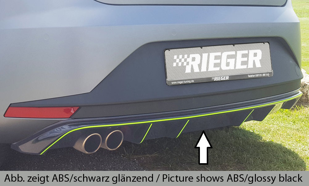 Rieger Heckeinsatz für Seat Leon FR (5F) 3-tür. (SC)