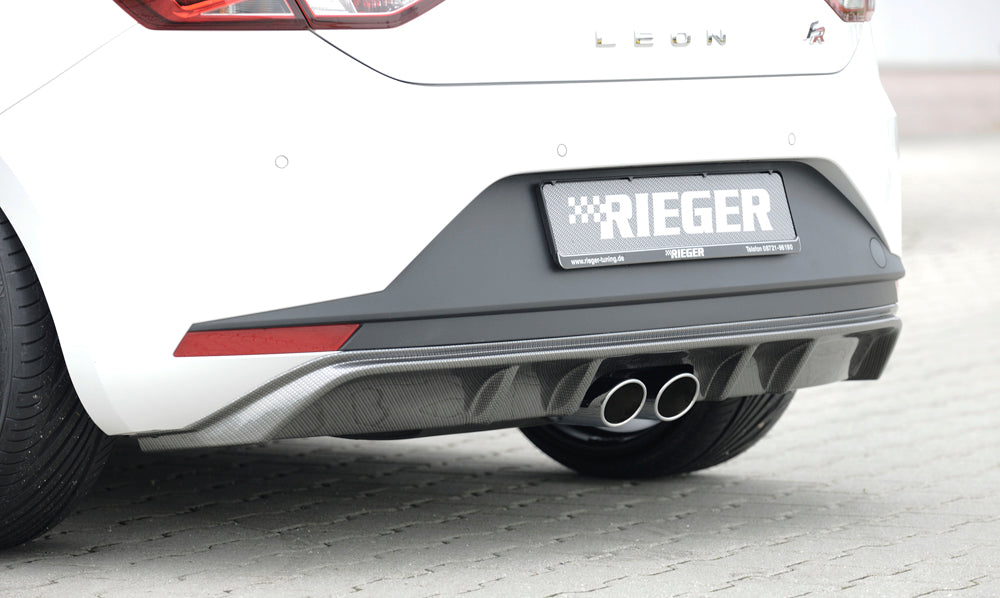 Rieger Heckeinsatz für Seat Leon FR (5F) 3-tür. (SC)