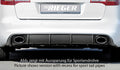 Rieger Heckeinsatz für Audi A6 (4F) Avant
