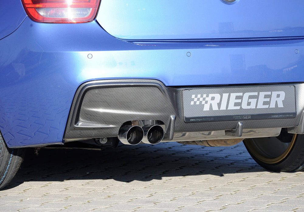 Rieger Heckeinsatz für BMW 1er F20  (1K4) Lim. / 4-tür.