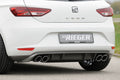 Rieger Heckschürzenansatz für Seat Leon (5F) 3-tür. (SC)