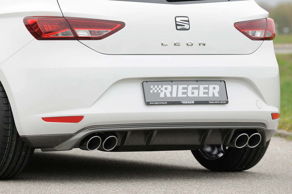 Rieger Heckschürzenansatz für Seat Leon (5F) 3-tür. (SC)