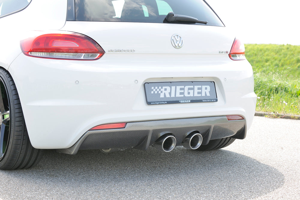Rieger Heckeinsatz für R-Line Heckschürze für VW Scirocco 3 (13) 2-tür.
