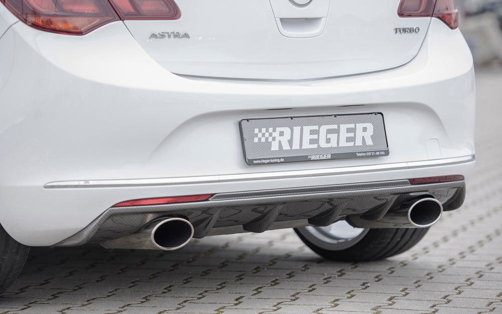 Rieger Heckeinsatz für Opel Astra J 5-tür.